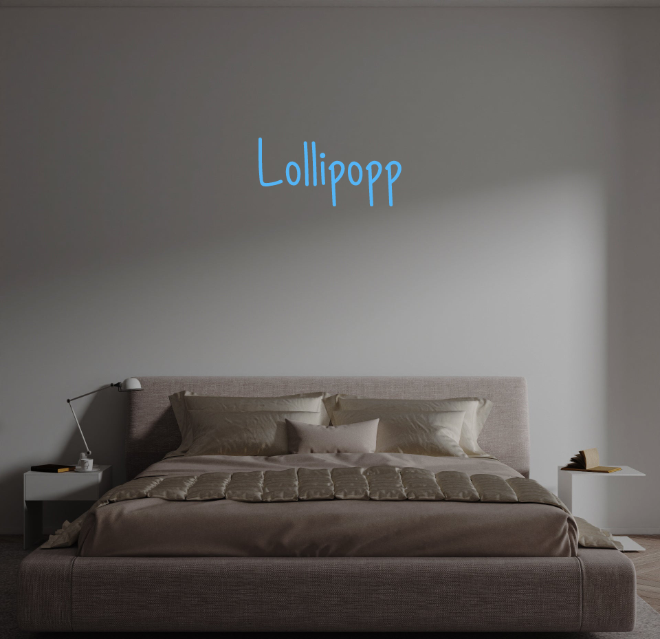 Custom text: Lollipopp - YELLOWPOP USA