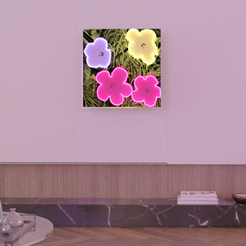 Flowers by Andy Warhol - LED neon sign