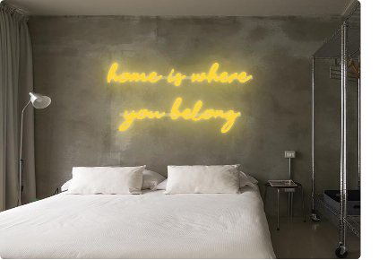 Custom order: home is where
you belong