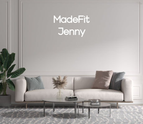 Custom text: MadeFit 
Jenny