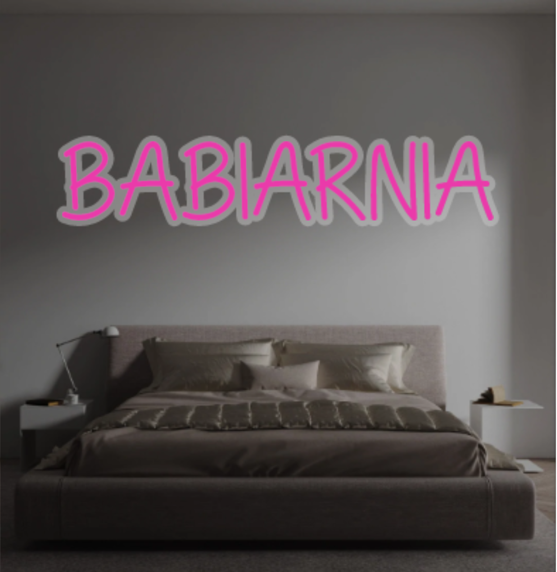 Custom text: BABIARNIA