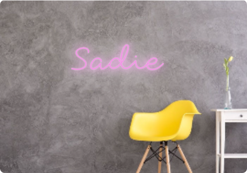 Custom text: Sadie - YELLOWPOP USA