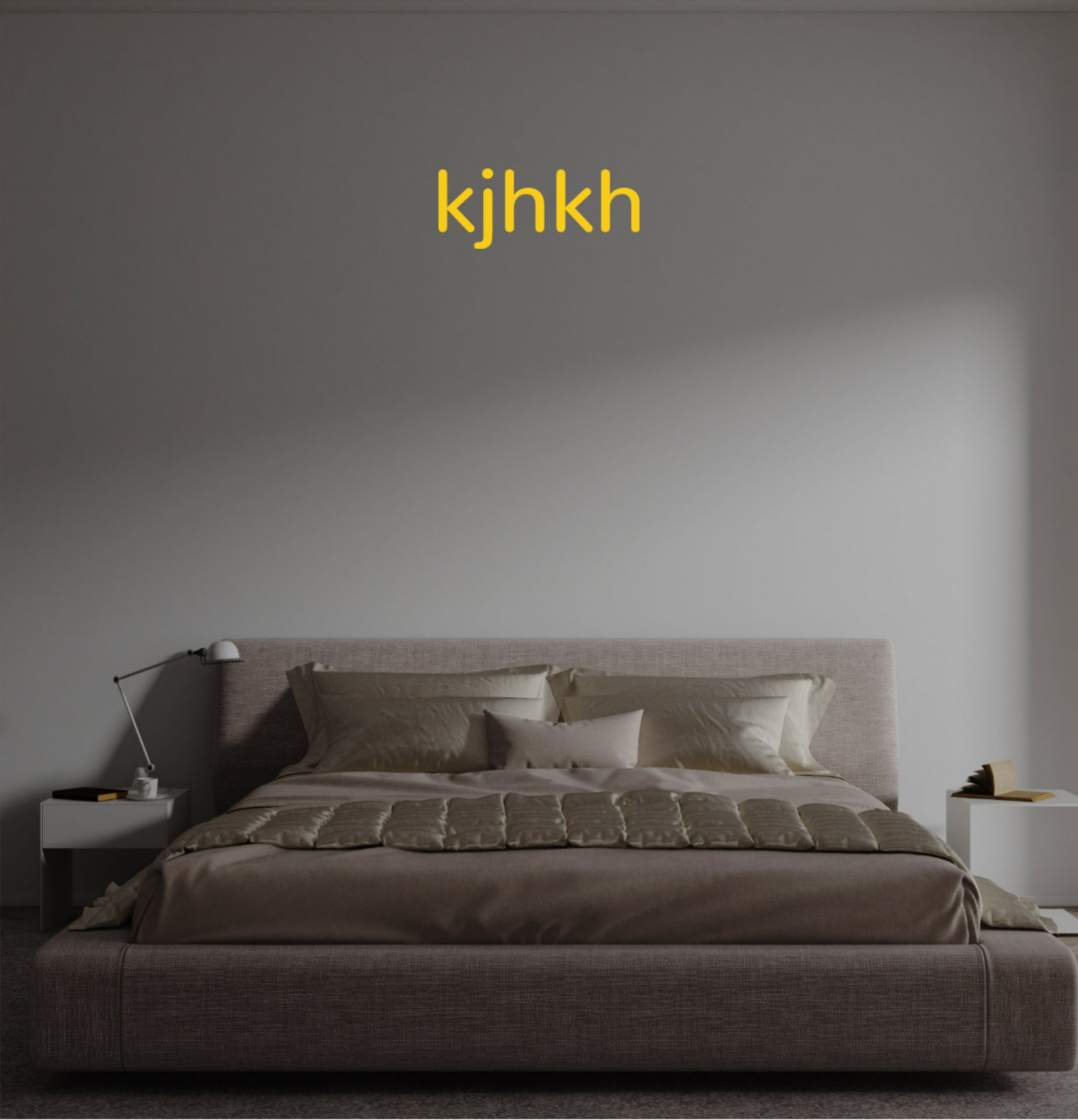 Custom text: kjhkh