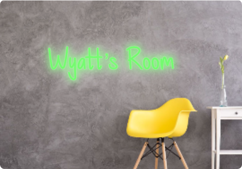 Custom text: Wyatt’s Room