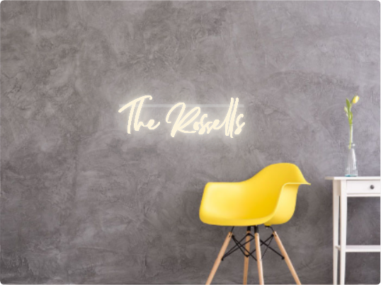 Custom text: The Rossells