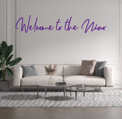 Custom text: Welcome to the Nino