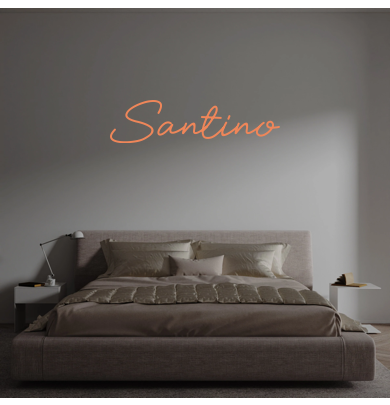 Custom text: Santino