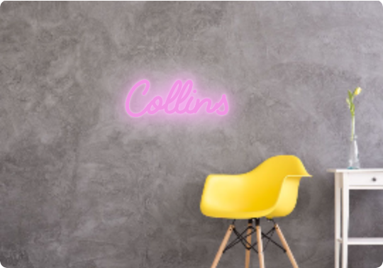 Custom text: Collins