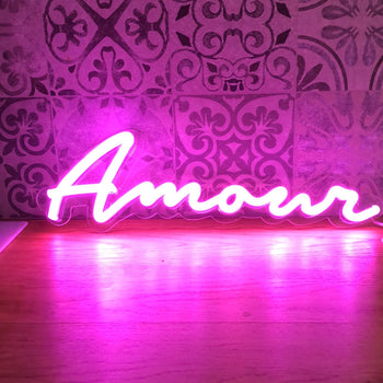Amour Cursive - LED neon sign