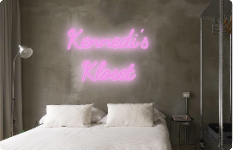 Custom text: Kennedi