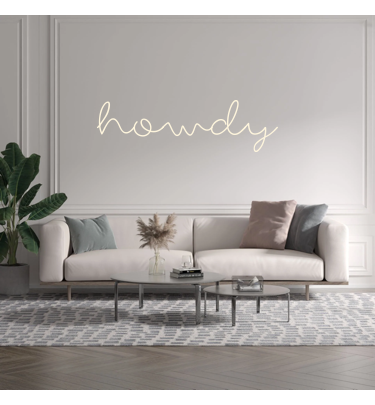 Custom text: howdy - YELLOWPOP USA
