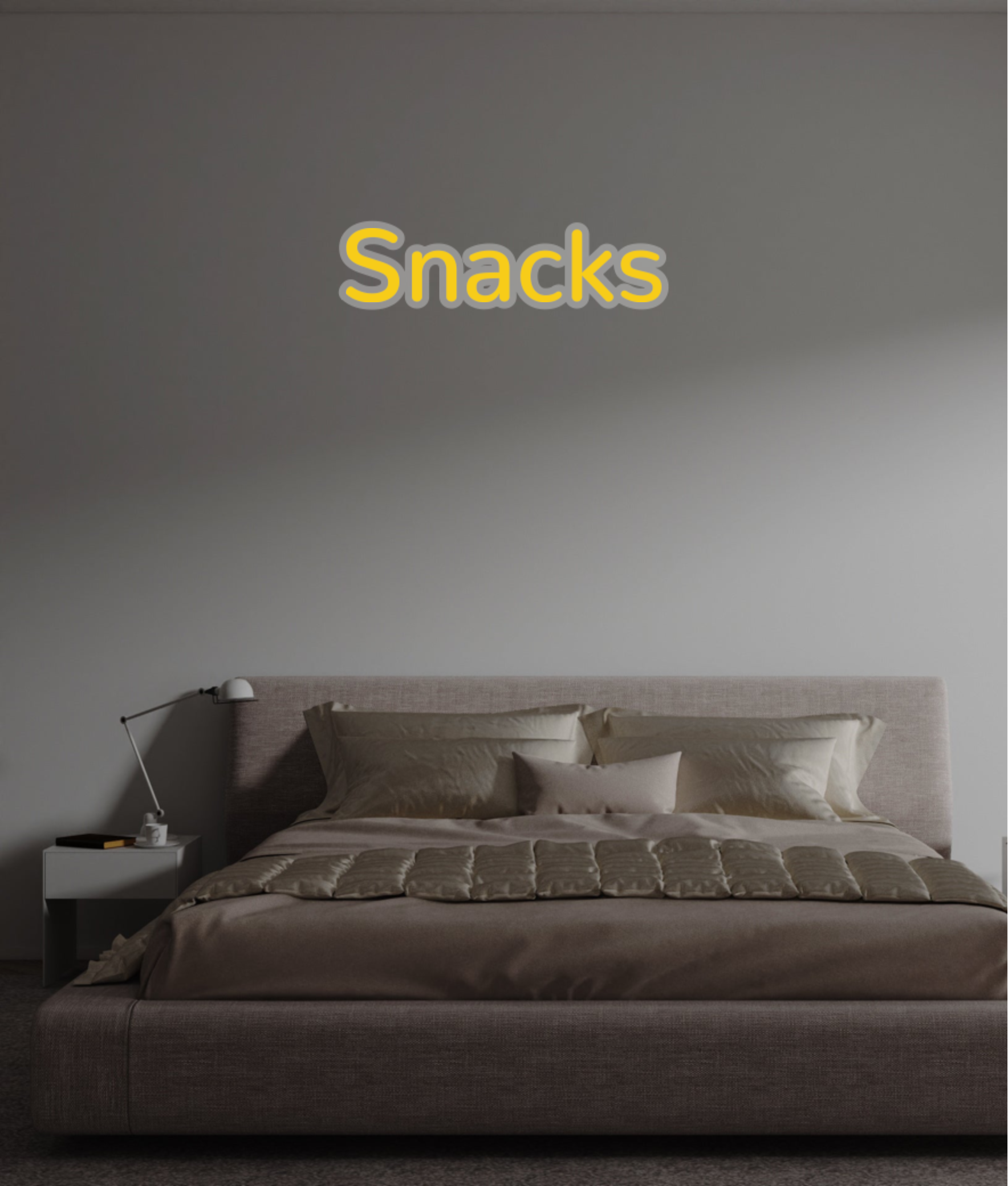 Custom text: Snacks