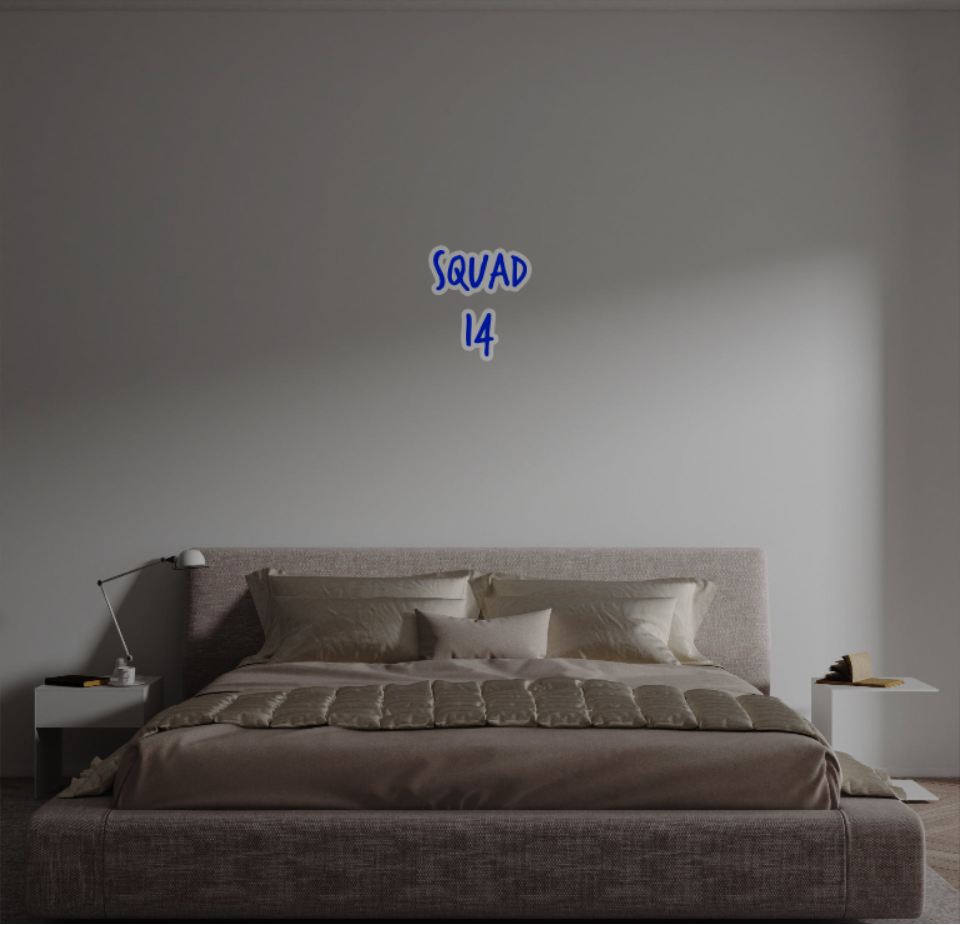 Custom text: Squad
14