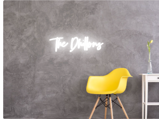 Custom text: The Dhillons