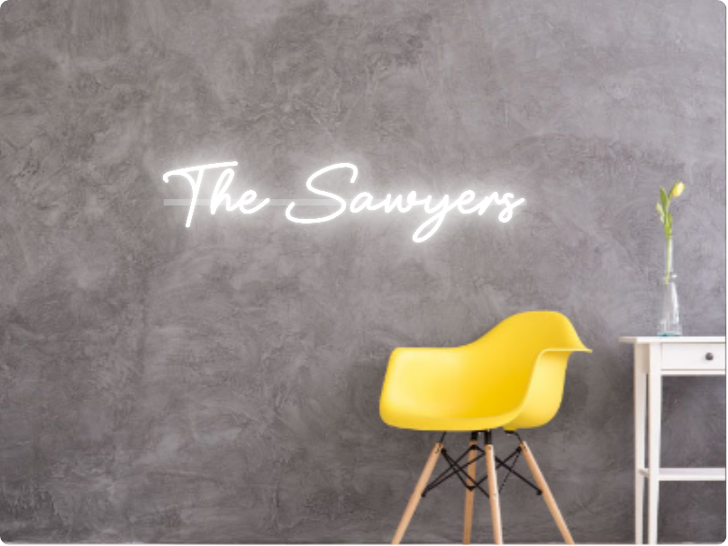 Custom text: The Sawyers