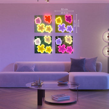 Flowers Deluxe by Andy Warhol - LED neon sign