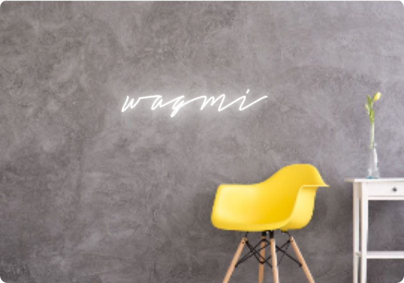 Custom text: wagmi