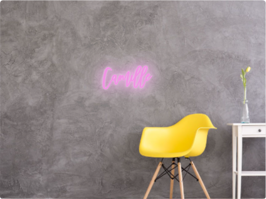 Custom text: Camille