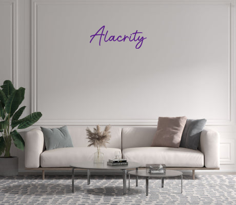 カスタムテキスト: Alacrity