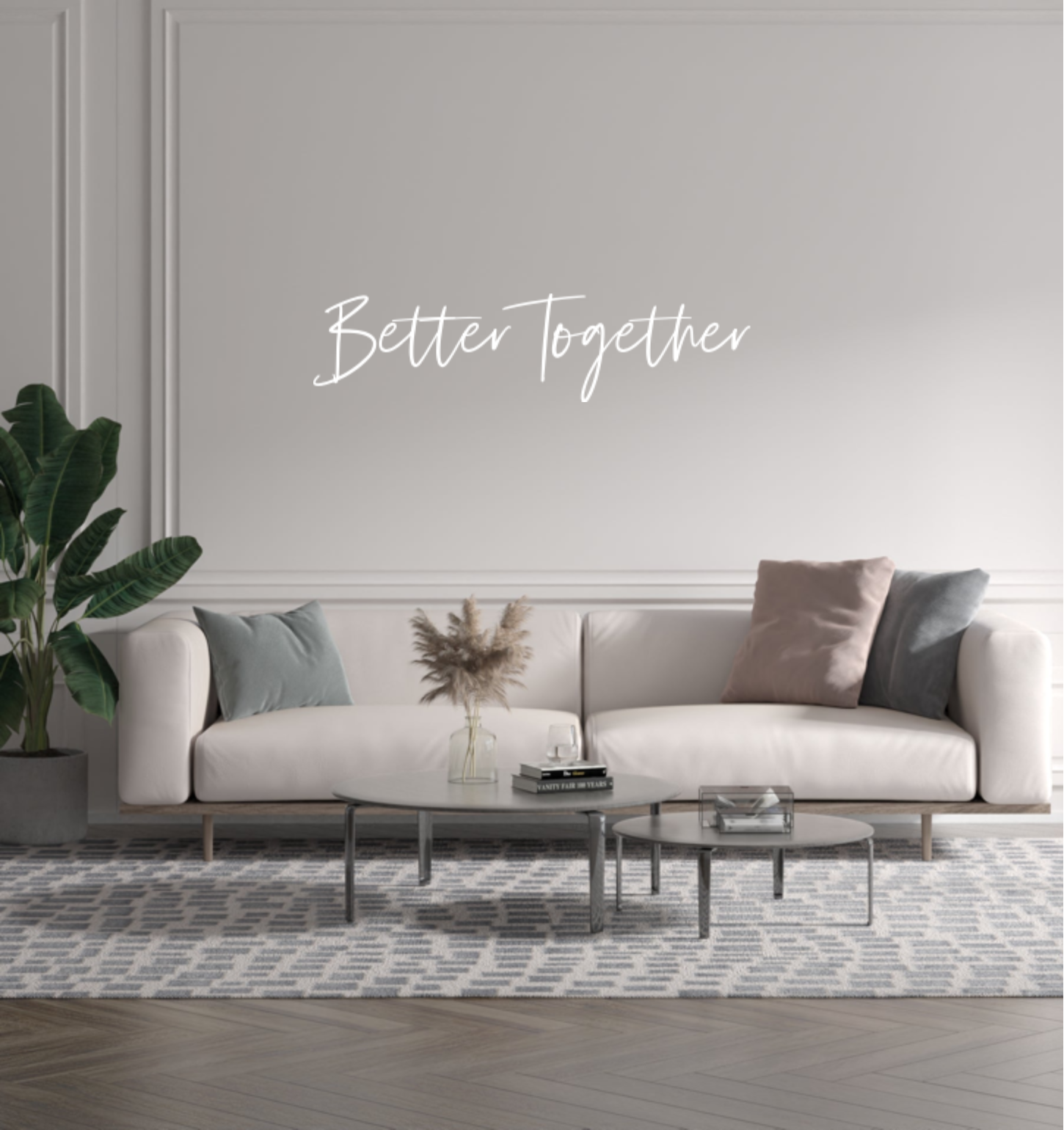 Custom text: Better Together