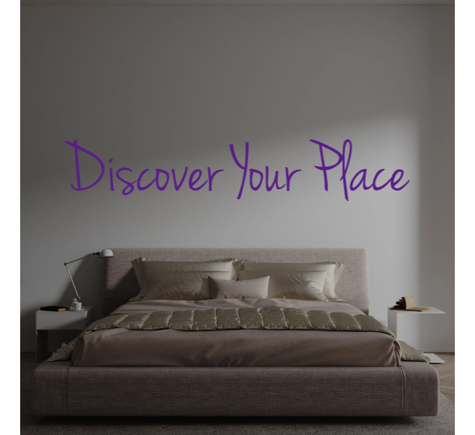 Custom text: Discover Your Place