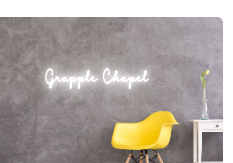 Custom text: Grapple Chapel