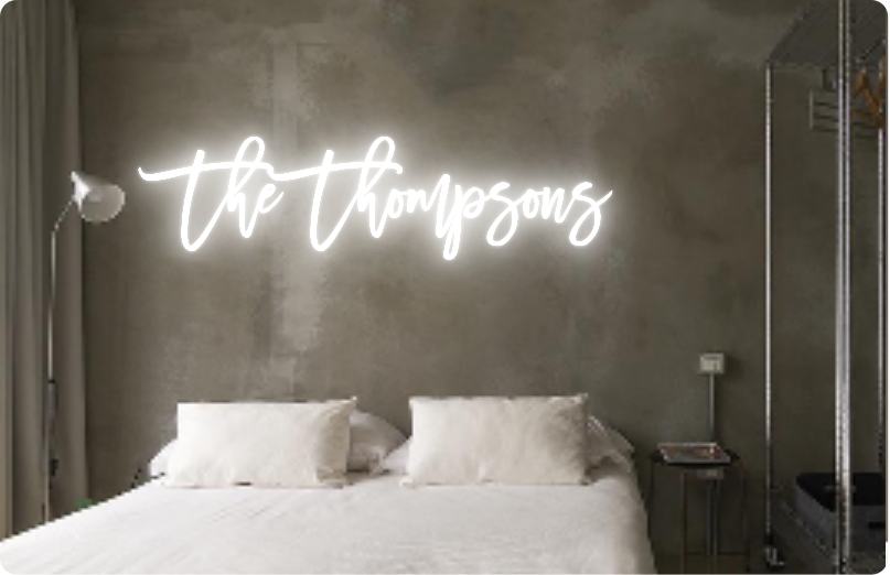 Custom text: The Thompsons