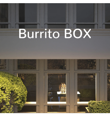 Custom text: Burrito BOX - YELLOWPOP USA