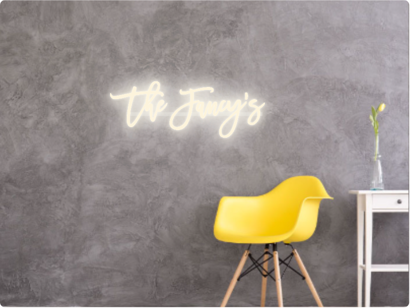 Custom text: The Fancy