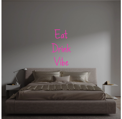 Custom text: Eat
Drink
Vibe