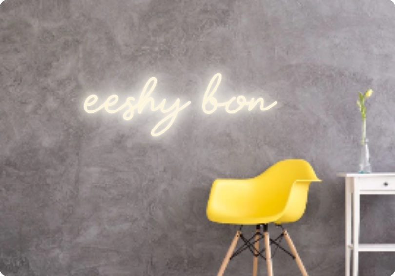 カスタムテキスト: eeshy bon