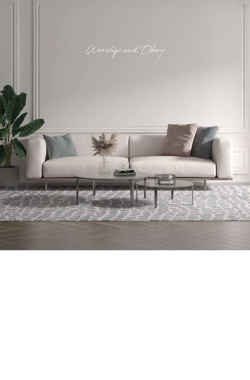 Custom text: Worship and Obey