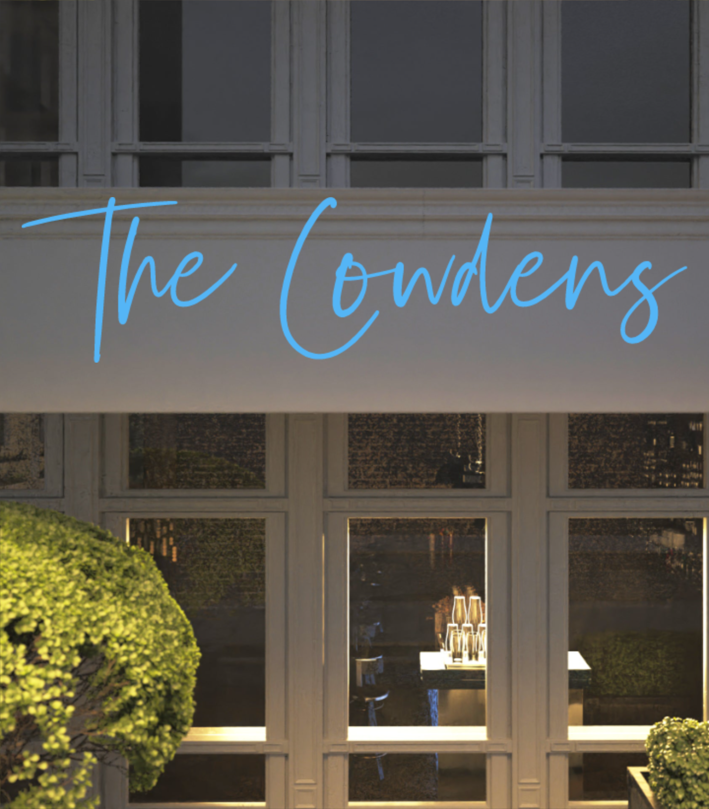 Custom text: The Cowdens
