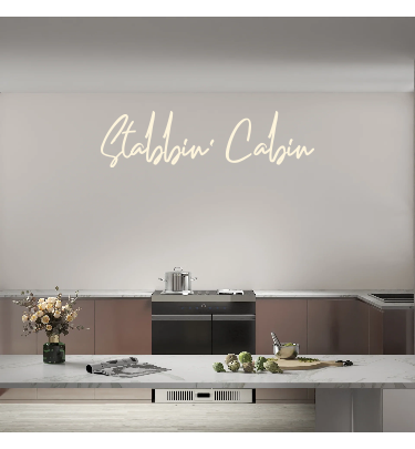 Custom text: Stabbin