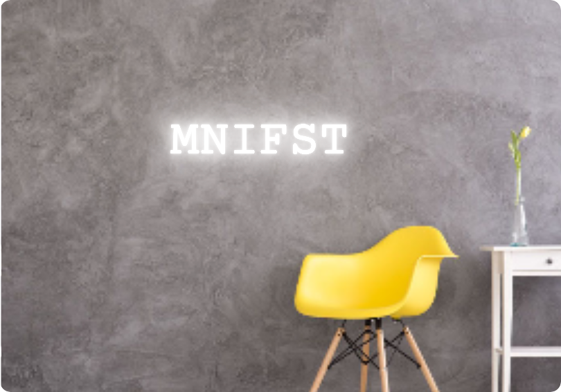 Custom text: MNIFST