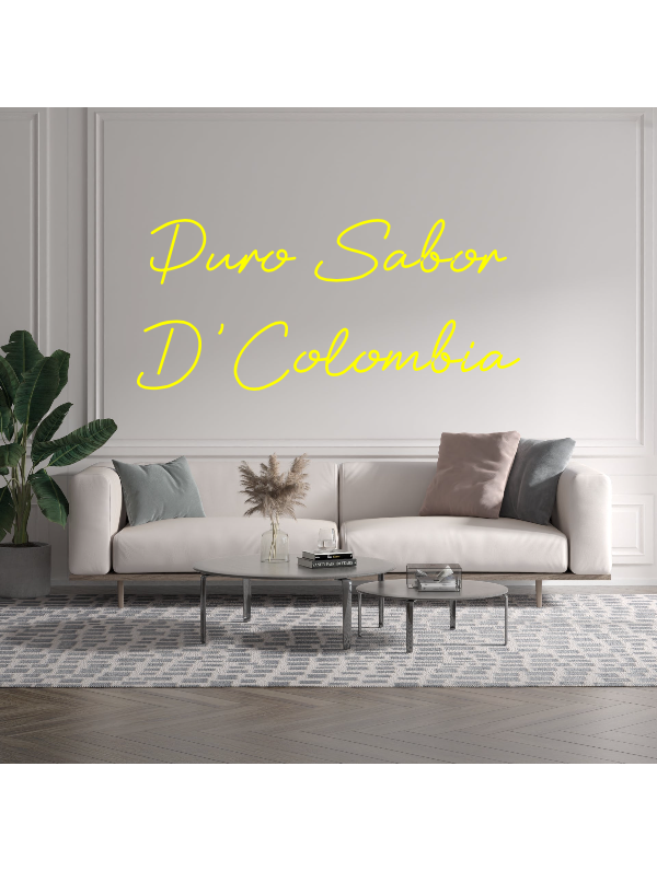 Custom text: Puro Sabor
D