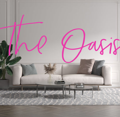 Custom text: The Oasis