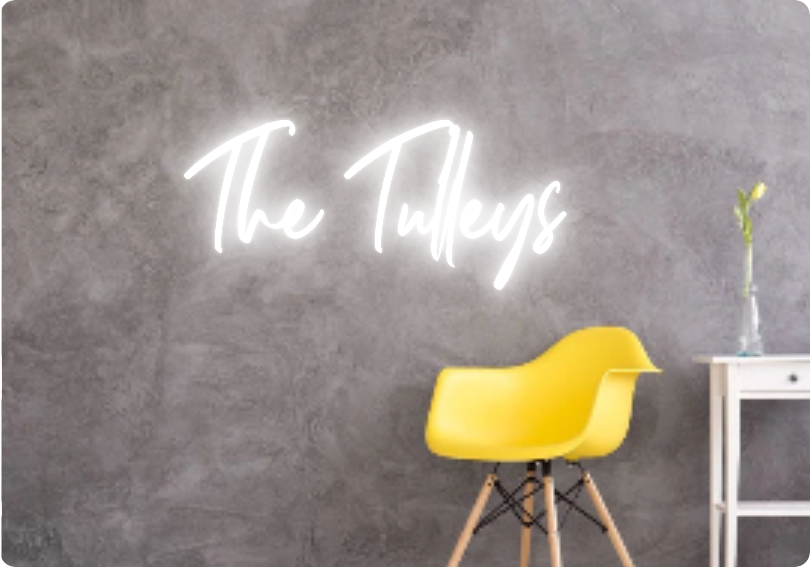 Custom text: The Tulleys