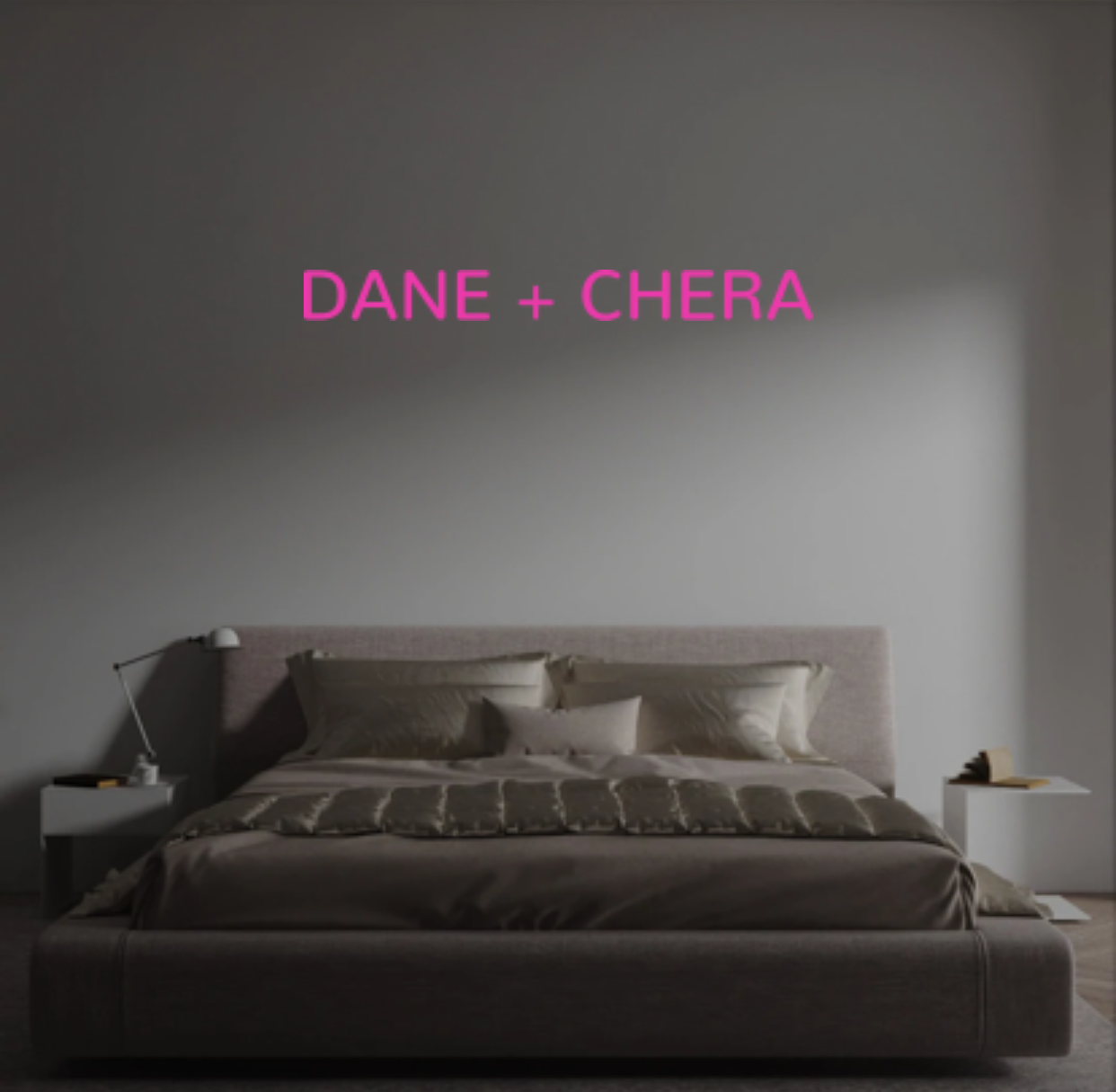 Custom text: DANE + CHERA