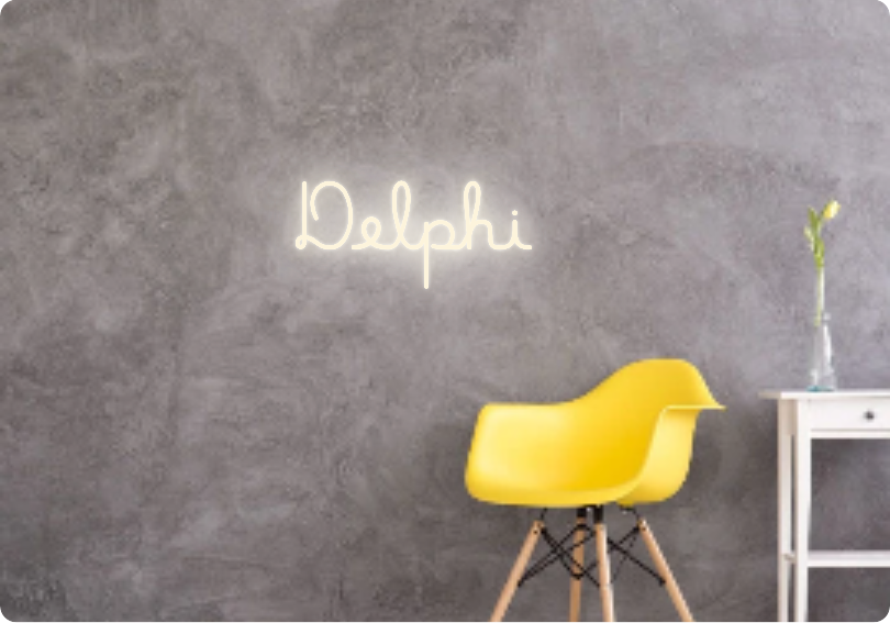 Custom text: Delphi - YELLOWPOP USA