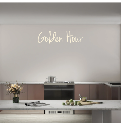 Custom text: Golden Hour