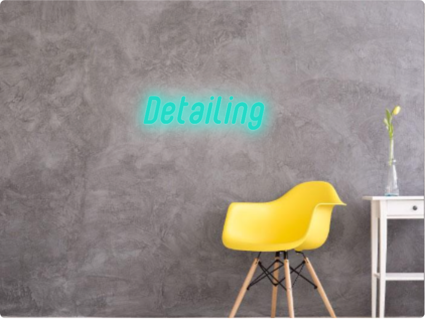Custom text: Detailing