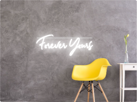 Custom text: Forever Yours
