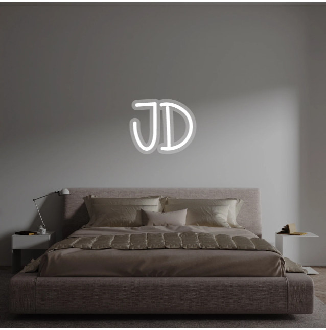 Custom text: JD - YELLOWPOP USA
