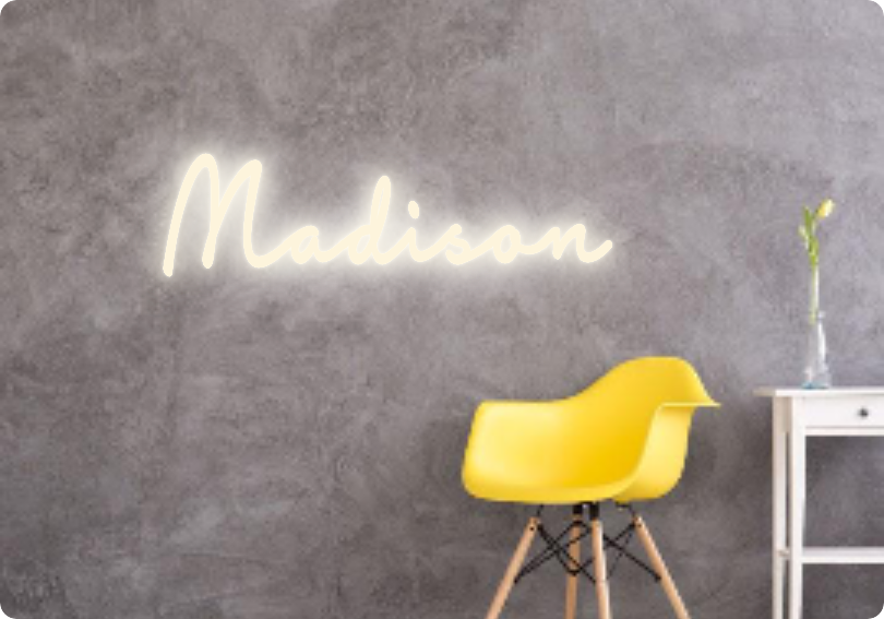 Custom text: Madison