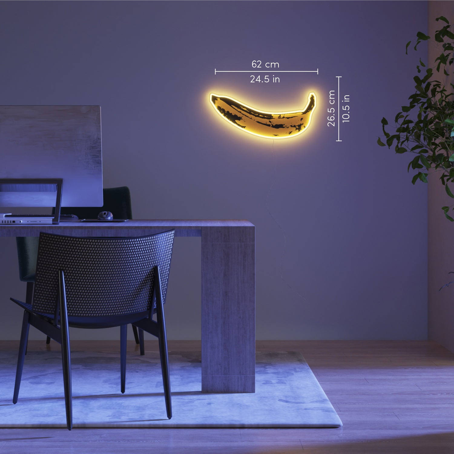 Banana by Andy Warhol - LED neon sign