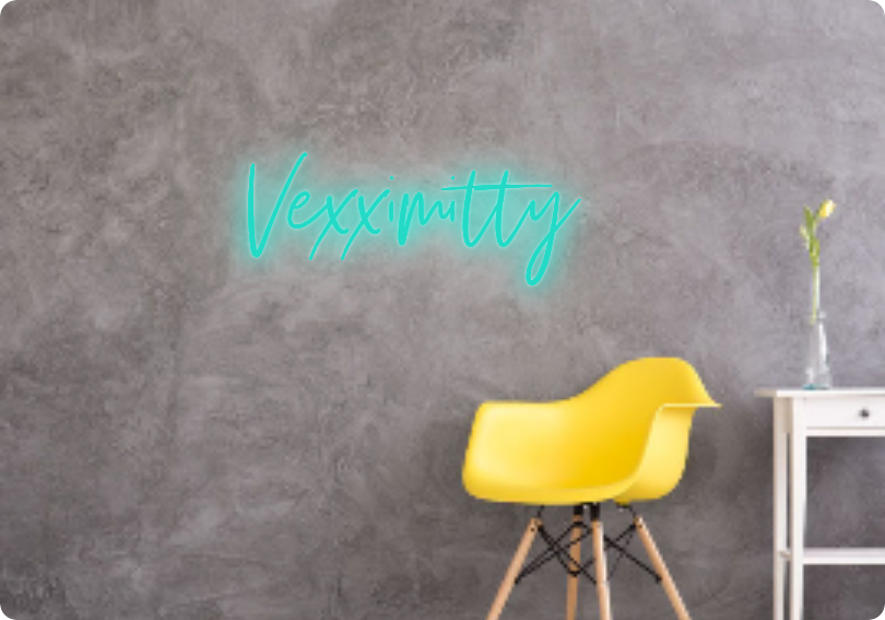 Custom text: Vexximitty