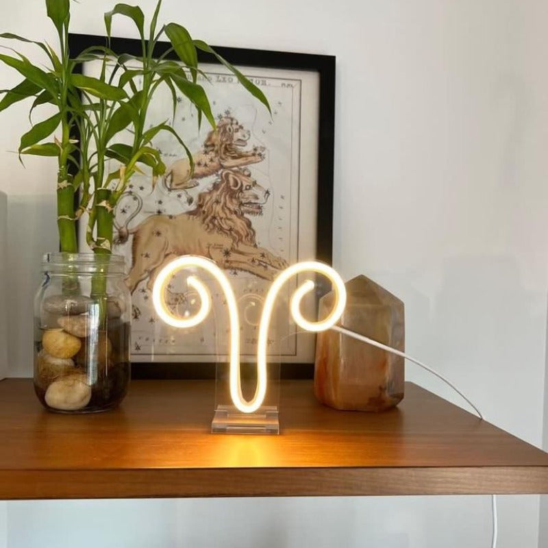 Aries, LED neon sign