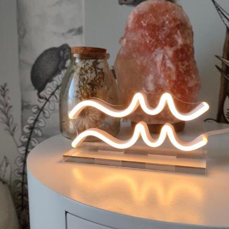 Aquarius, LED neon sign
