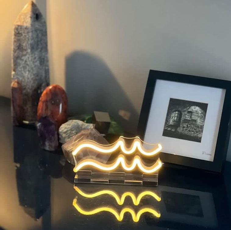 Aquarius, LED neon sign